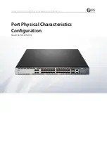 Preview for 1 page of FS S5900-24S4T2Q Configuration Manual