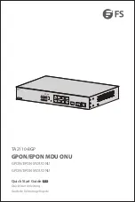 Preview for 1 page of FS TA2110-8GP Quick Start Manual