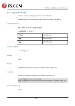 Предварительный просмотр 338 страницы FS TAP Series Reference Manual