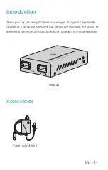 Preview for 2 page of FS UMC-2S Quick Start Manual