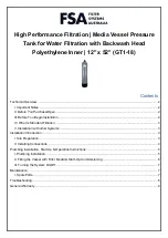 Preview for 1 page of FSA GT1-18 Quick Start Manual