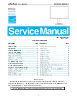 Предварительный просмотр 1 страницы FSC P20W-5 Service Manual