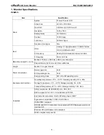 Preview for 4 page of FSC P20W-5 Service Manual