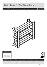 FSC Solid Pine Assembly Instructions Manual предпросмотр