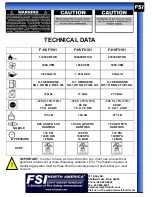 Preview for 3 page of FSI F-HVF1101 Manual