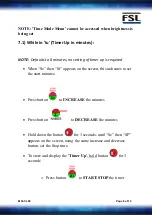 Preview for 9 page of FSL Scoreboards M02-CLK4 User Manual