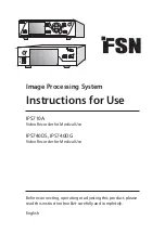 Preview for 1 page of FSN IPS710A Instructions For Use Manual