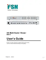 Предварительный просмотр 1 страницы FSN MSV 2 User Manual