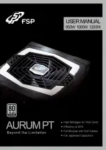 Предварительный просмотр 1 страницы FSP Technology AURUM PT 1000W User Manual