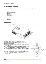 Preview for 6 page of FSP Technology EsssenSolar C FSP302PV-230CFS-24 User Manual