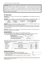 Preview for 10 page of FSP Technology EsssenSolar C FSP302PV-230CFS-24 User Manual