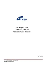 FSP Technology FSP552PV-230H-48 User Manual preview