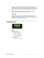 Preview for 3 page of FSR Compass Plus CP-100 User Manual