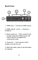 Preview for 14 page of FSR DV-HDA-12AUD Manual