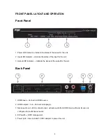 Предварительный просмотр 8 страницы FSR DV-HDA-14AUD Manual