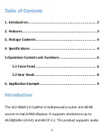 Preview for 3 page of FSR DV-HDA4K-12AUD User Manual