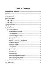 Preview for 3 page of FSR DV-HSW-21CEC User Manual