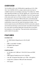 Preview for 4 page of FSR DV-HSW-21CEC User Manual