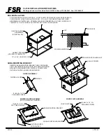 Preview for 1 page of FSR FL-1550 Installation Instructions