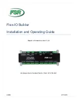 Preview for 1 page of FSR Flex-IO16 Installation And Operating Manual