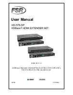 FSR HD-H70-SP-Rx User Manual preview