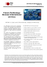 Preview for 1 page of FTDI UMFTPD2A Manual