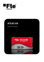 Preview for 1 page of FTE Maximal ATLAS 64 Quick Installation Manual