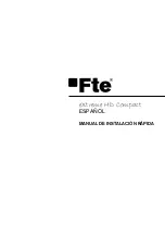 Preview for 3 page of FTE Maximal eXtreme HD compact Quick Installation Manual