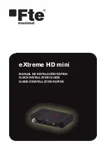 FTE Maximal eXtreme HD mini Quick Installation Manual preview