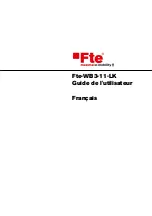 Preview for 15 page of FTE Maximal Fte-WB3-11-LK User Manual