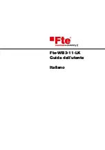 Preview for 21 page of FTE Maximal Fte-WB3-11-LK User Manual