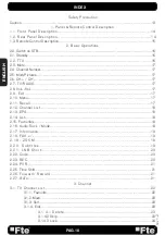 Preview for 10 page of FTE Maximal MAX S402PVR Manual