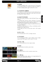 Preview for 17 page of FTE Maximal MAX S402PVR Manual