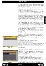 Preview for 33 page of FTE Maximal MAX S402PVR Manual