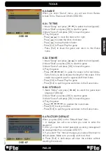 Preview for 39 page of FTE Maximal MAX S402PVR Manual