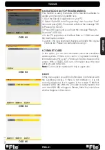 Preview for 41 page of FTE Maximal MAX S402PVR Manual