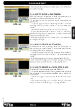 Preview for 43 page of FTE Maximal MAX S402PVR Manual