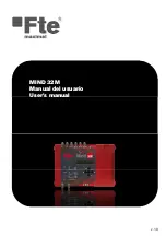 FTE Maximal MIND 32M User Manual предпросмотр