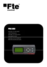 Preview for 1 page of FTE Maximal PRO 300 User Manual