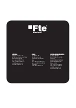 Предварительный просмотр 56 страницы FTE eXtreme HD flex T2 User Manual