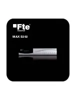 Предварительный просмотр 1 страницы FTE MAX S202 User Manual