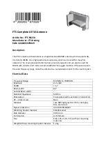 FTS 96220 Quick Start Manual preview