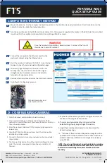 Предварительный просмотр 4 страницы FTS FTS360 Quick Setup Manual