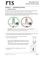 Предварительный просмотр 3 страницы FTS WILDFIRE-PTZ-IP Installation Manual