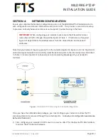 Предварительный просмотр 6 страницы FTS WILDFIRE-PTZ-IP Installation Manual