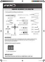 Preview for 3 page of FTX Kanyon Instruction Book And Component Listing