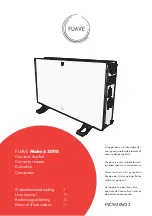 Предварительный просмотр 1 страницы FUAVE FVCW20W22 User Manual