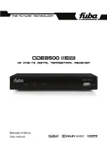 Fuba ODE8500 T2HEVC User Manual предпросмотр