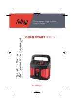 Предварительный просмотр 2 страницы Fubag COLD START 300/12 Operator'S Manual