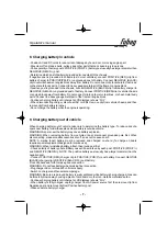 Предварительный просмотр 9 страницы Fubag COLD START 300/12 Operator'S Manual